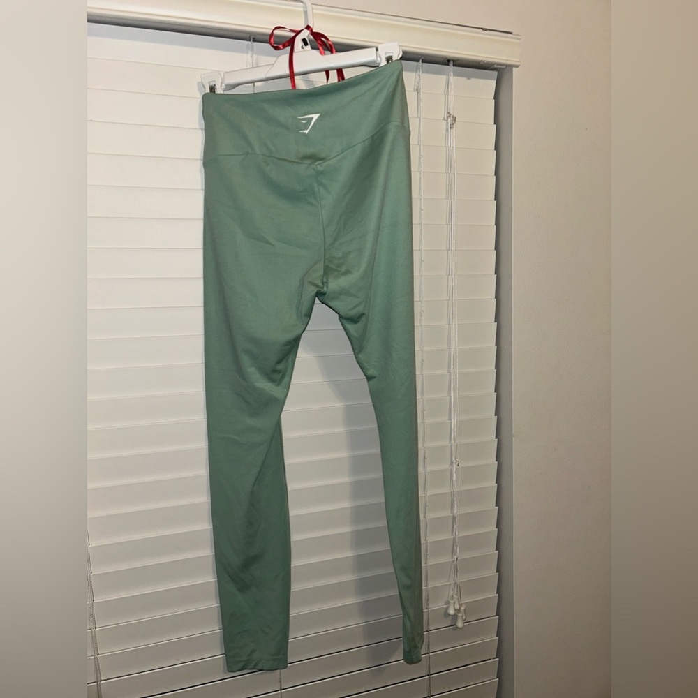 Gym Shark size large light green leggings